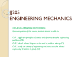 JJ205 ENGINEERING MECHANICS