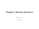 Chapter 5 Review Questions