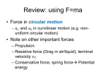 4.1 The Concepts of Force and Mass