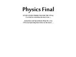 Physics Final