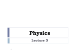 Basic Physics Lecture 4