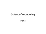 Chapter 2 Vocabulary - Los Fresnos School District