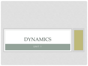 Dynamics - Mr. Grant's Site