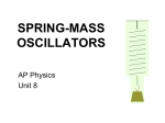 Spring-mass oscillators