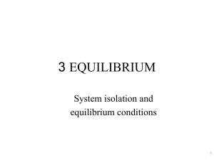 3 EQUILIBRIUM - Chulalongkorn University: Faculties and