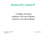 Physics 2211: Lecture 8 Notes