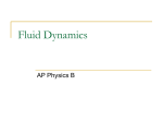 Fluid Dynamics - AP Physics B, Mr. B's Physics Planet Home