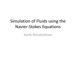 Simulation of Fluids using the Navier