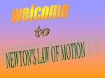 Newton's Law of Motion