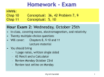 Homework - Exam - University of Wisconsin–Madison