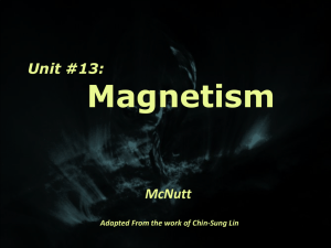 Lesson 17 Magnetism