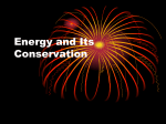 Energy and Its Conservation
