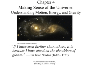 5. Universal Laws of Motion