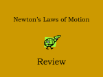 PowerPoint Presentation - Newton’s Laws of Motion