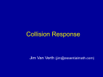 Collision Response - Essential Math for Games Programmers