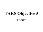 TAKS Objective 5 - Dripping Springs ISD