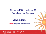 Non-Inertial Frames
