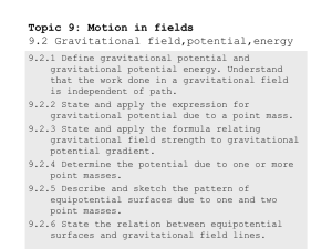 Topic 9_2__Gravitational field, potential and energy
