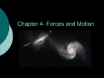 Chapter 4- Forces and Motion