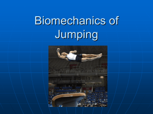 Biomechanics of Jumping and Landing
