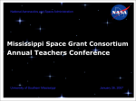 Toy`s in Space - Mississippi Space Grant Consortium