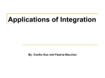 Applications of Integration By