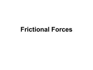 Chapter 5: “Frictional Forces”