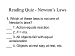 Newton`s Laws