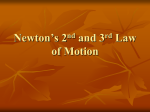 Newton`s 3rd Law of Motion