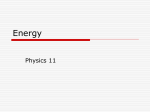 Conservation of Energy