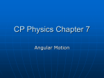 CP Physics Chapter 7