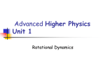 Rotational dynamics