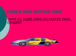 force and motion unit