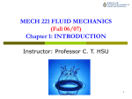 MECH 221 FLUID MECHANIC