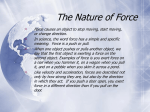 The Nature of Force