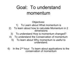 Momentum - WebPhysics