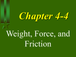 4.4 Coefficient of Friction Notes