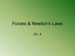 Forces & Newton`s Laws