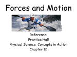 Forces and Motion