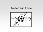 Motion and Force