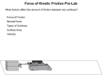 Force of Kinetic Friction Pre-Lab (print version)