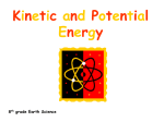 Kinetic and Potential Energy powerpoint