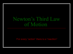 Newton`s Third LAw