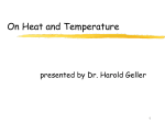 Heat and Thermodynamics