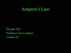 Ampere`s law