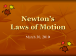 Newton`s Laws - Uplands blogs