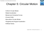 Chapter 5: Circular Motion