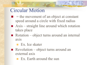 Circular Motion