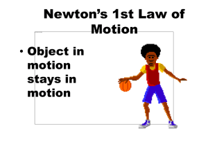 Newton`s Laws