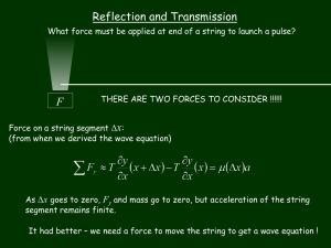 Reflection and Transmission